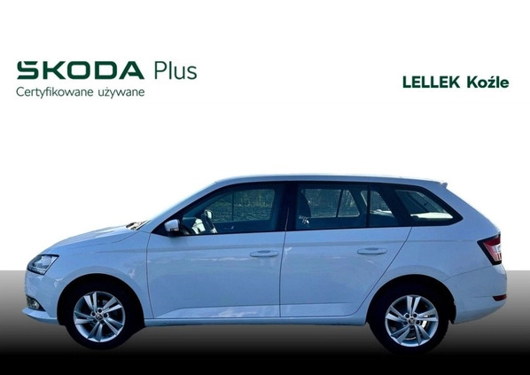 Skoda Fabia cena 56000 przebieg: 55123, rok produkcji 2021 z Krośniewice małe 154